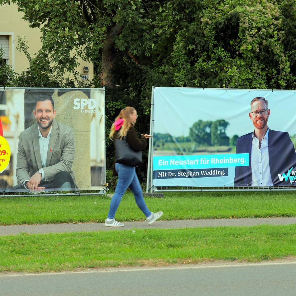 Stichwahl am Sonntag in Rheinberg: Die RP lädt zum Wahlforum mit Richter und Wedding