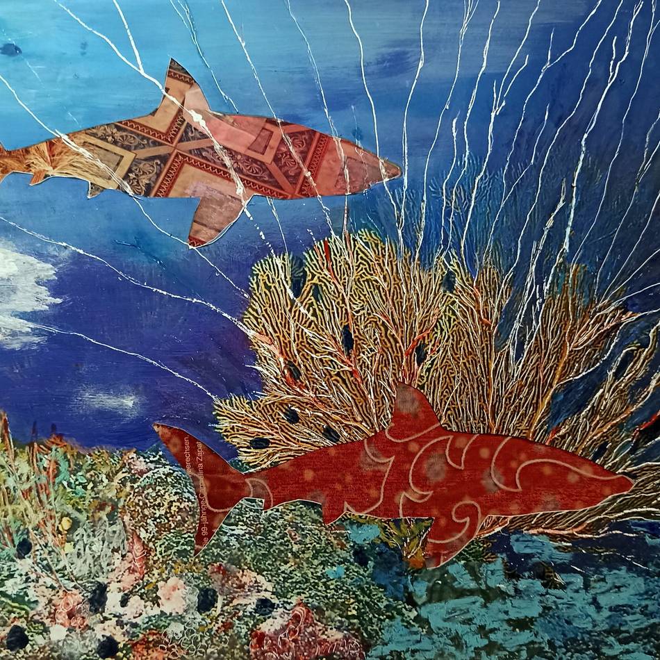 Ausstellung bei Roland Rodizio: „Wasserwunderwelten“ in Grevenbroicher Wohnzimmer