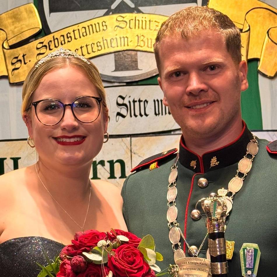 St.-Sebastianus-Schützenbruderschaft: Das ist das neue Königspaar in Nettesheim-Butzheim