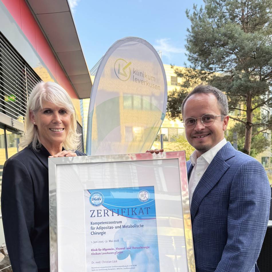 Klinikum Leverkusen: Zertifikat und neuer Leiter für Adipositas-Zentrum