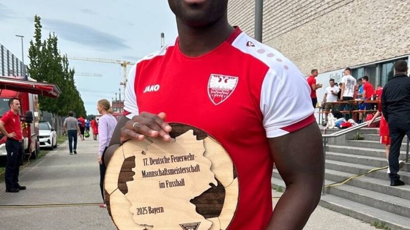 Mit der Feuerwehr-Auswahl Duisburg: Wiedemann und Warnke sind Deutsche Meister