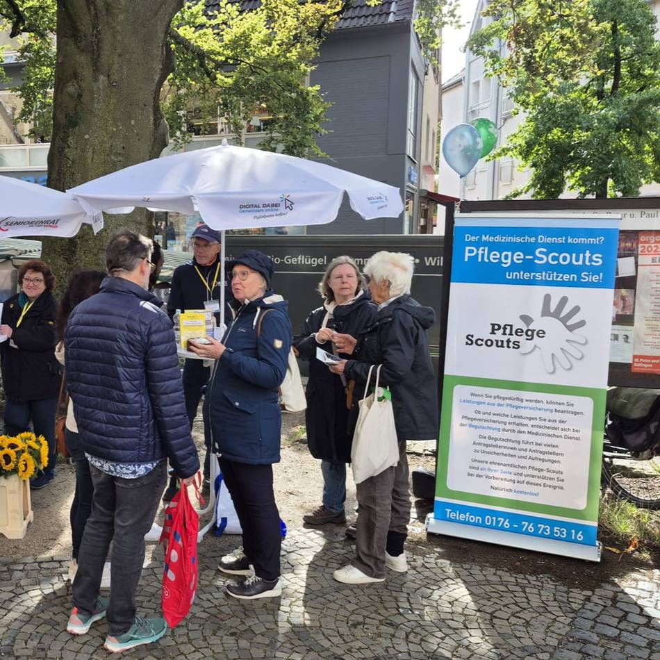 Digitalpaten und Pflegescouts: Helfer am PC und beim Pflegeantrag