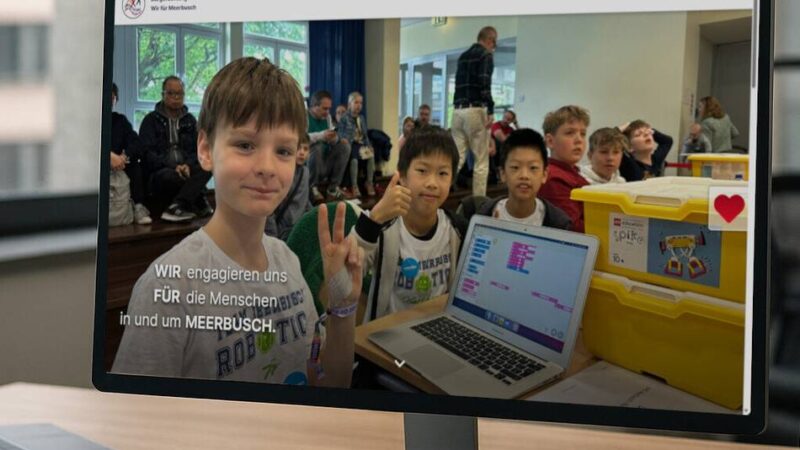 Digitalisierung in Meerbusch: Bürgerstiftung modernisiert ihre Internetseite