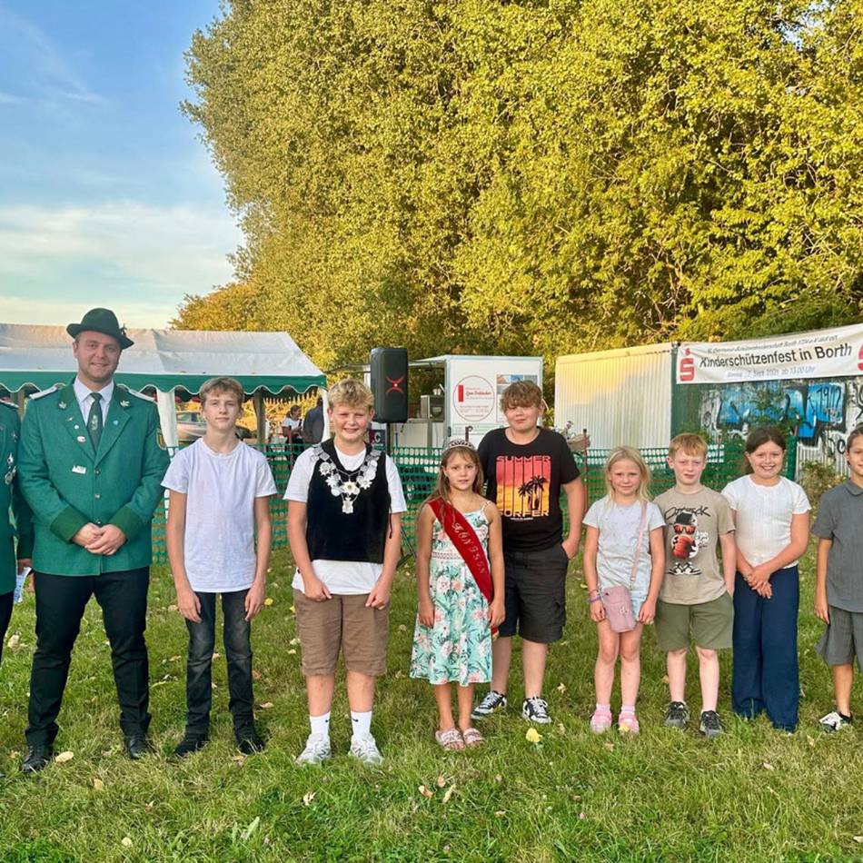 Kinderschützenfest im Rheinberger Norden: St. Evermarus Borth hat einen neuen Kinderkönig