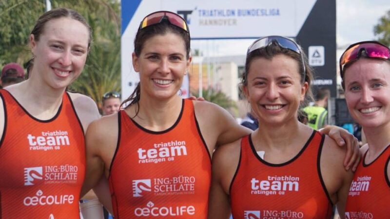 Klassenerhalt geschafft: Starkes Finish der Frauen des Triathlon Team Ratingen 08