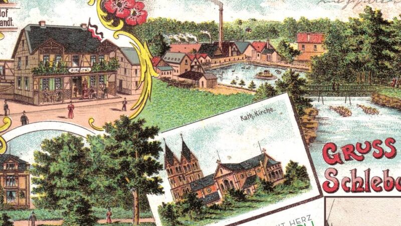 Leverkusen zum Aufhängen: Wandkalender: Schlebusch in zwölf alten Ansichten