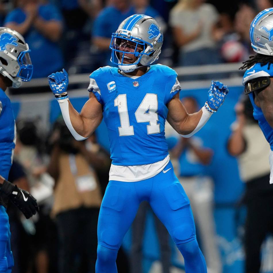 American Football: NFL-Premiere für St. Brown: Drei Touchdowns in einem Spiel