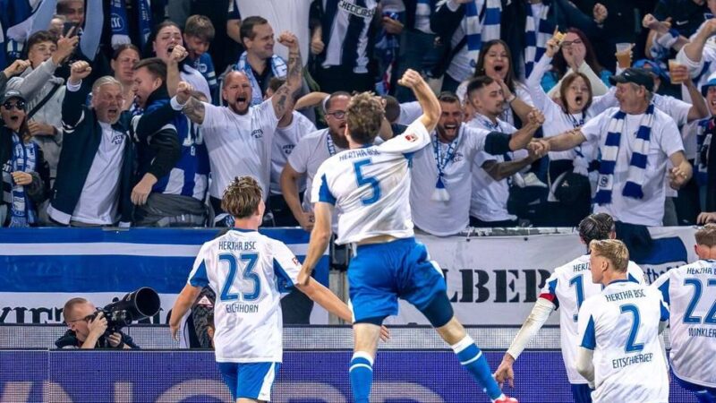 Auch Kownacki trifft: Hertha feiert wichtigen Befreiungsschlag in Hannover