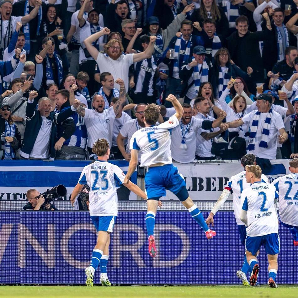 Auch Kownacki trifft: Hertha feiert wichtigen Befreiungsschlag in Hannover