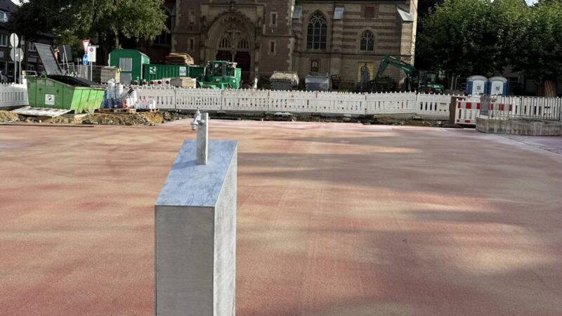 Nach Installation in Gladbach und Rheydt: Politik will Trinkbrunnen in Rheindahlen – doch es gibt einen Haken