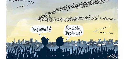 Cartoons im September von Chappatte, Thomas Plaßmann, Klaus Stuttmann