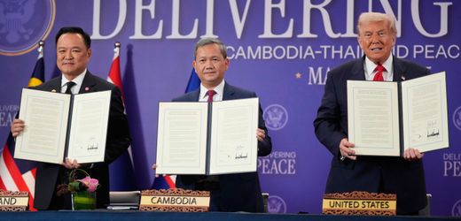 Donald Trump reklamiert Waffenstillstand zwischen Thailand und Kambodscha für sich