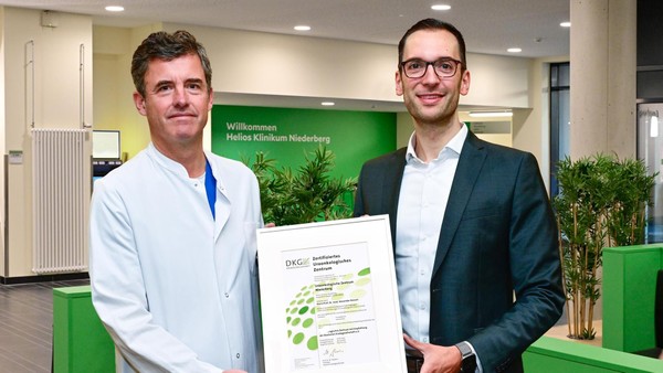 Besondere Auszeichnung für Klinikum Niederberg in Velbert