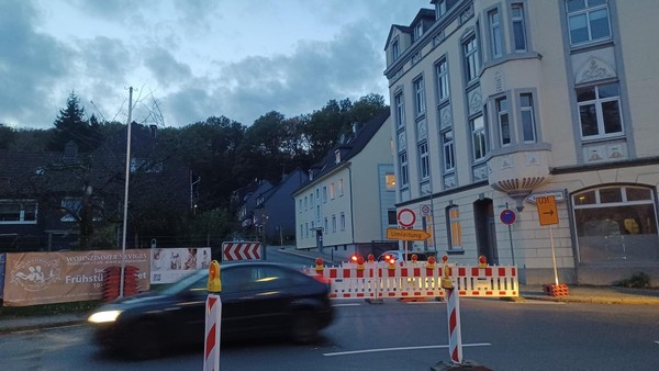 Baustelle Bogenstraße in Velbert: Zwei Straßen gesperrt