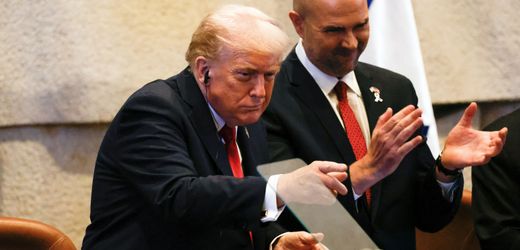 Donald Trump vor dem Parlament in Israel: Die freigelassenen Geiseln? Nebensache
