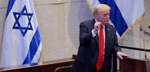 Donald Trump spricht sich vor der Knesset für Begnadigung Benjamin Netanyahus aus
