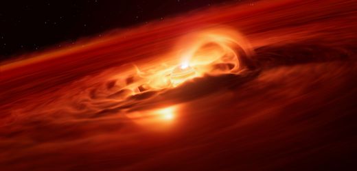 Astronomie: Einzelgänger-Planet verschlingt sechs Milliarden Tonnen Gas pro Sekunde
