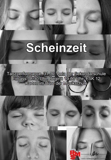Aula der Sekundarschule Radevormwald: Tanz-Aufführungen: „Scheinzeit“ und „R.E.S.I.L.I.E.N.Z“