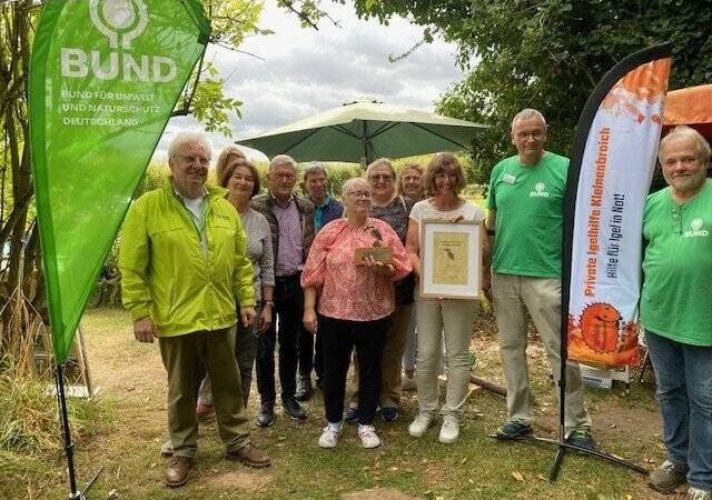Eisvogelpreis 2025 in Korschenbroich: Ortsgruppe des BUND würdigt Igelhilfe Kleinenbroich