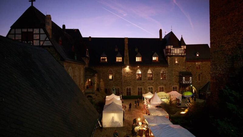 Veranstaltung auf Schloss Burg: „Basar der Kunsthandwerker“ in historischem Ambiente