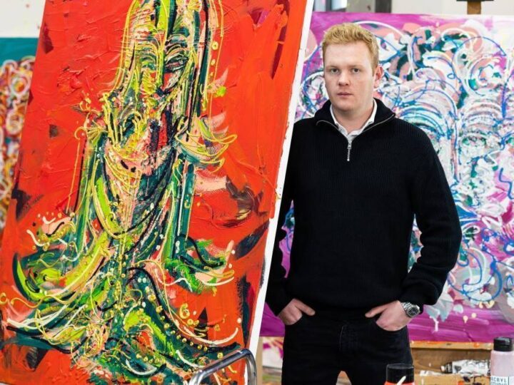Spektakuläre Veranstaltung in Mönchengladbach: Haus Westland wird zur riesigen Fläche für Kunst von Leon Löwentraut
