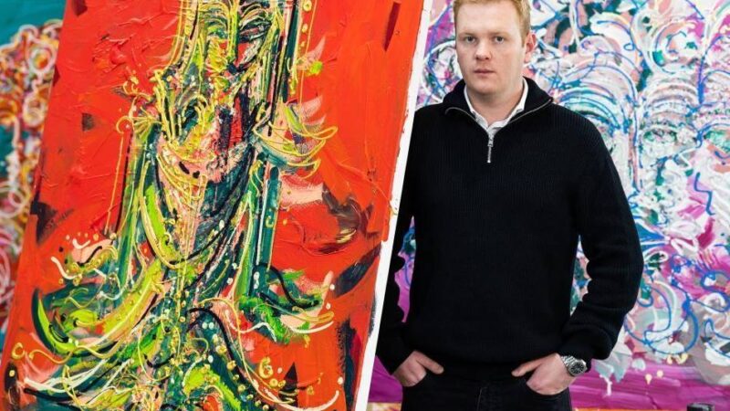 Spektakuläre Veranstaltung in Mönchengladbach: Haus Westland wird zur riesigen Fläche für Kunst von Leon Löwentraut
