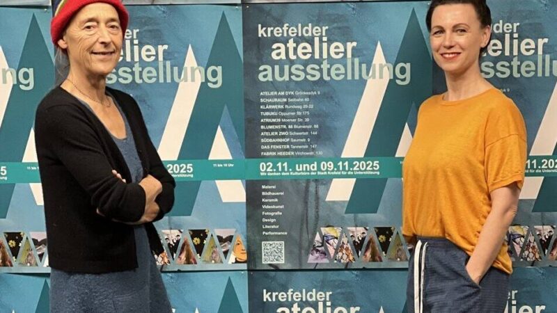 Neue Krefelder Atelier-Ausstellung: Kunst trifft jetzt auf Musik und Theater – Die Wiedergeburt des A-Gangs