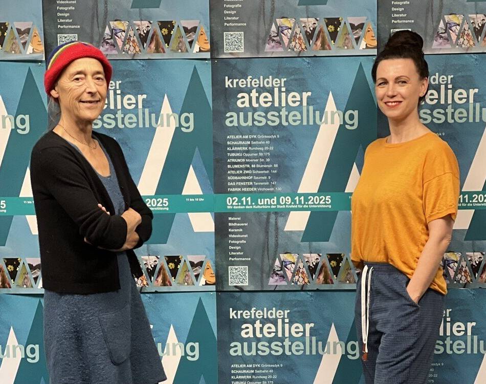Neue Krefelder Atelier-Ausstellung: Kunst trifft jetzt auf Musik und Theater – Die Wiedergeburt des A-Gangs