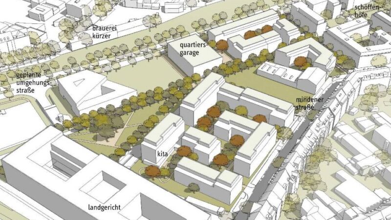 Bauprojekt in Düsseldorf: In angespannter Lage – fast 450 neue Wohnungen für Oberbilk in Sicht