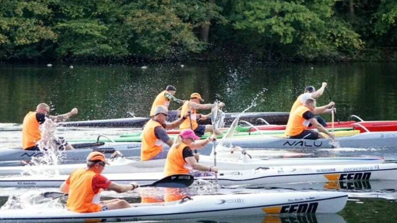 An der Stadtgrenze zu Radevormwald: „Champ of the Lake“: Regatta auf Beyenburger Stausee