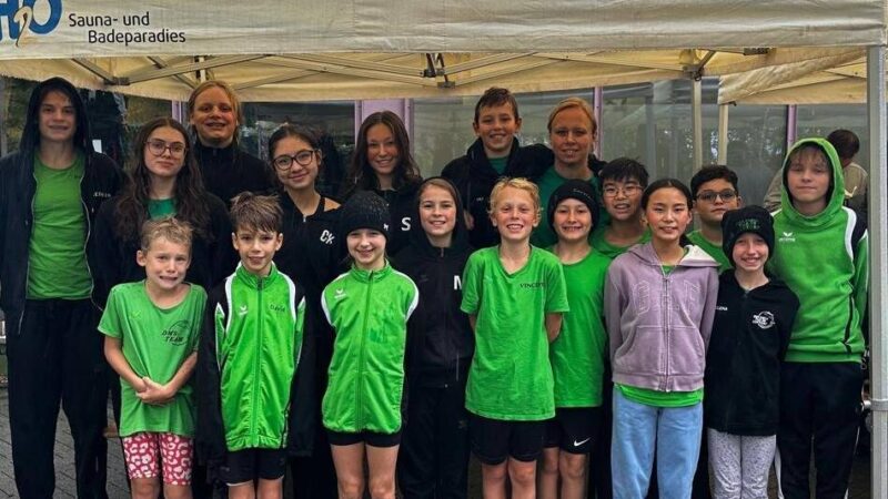 Erfolgreiche Schwimmer: Delphine des TuS 08 Lintorf überzeugen in jedem Alter