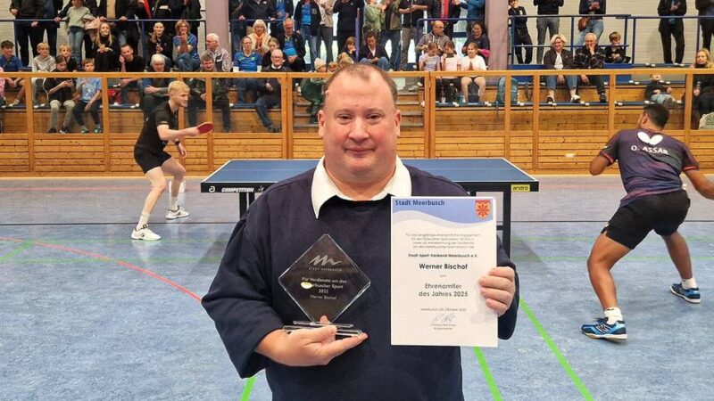 Sport-Event in Meerbusch: TTC stellt Sport und Ehrenamt ins Rampenlicht