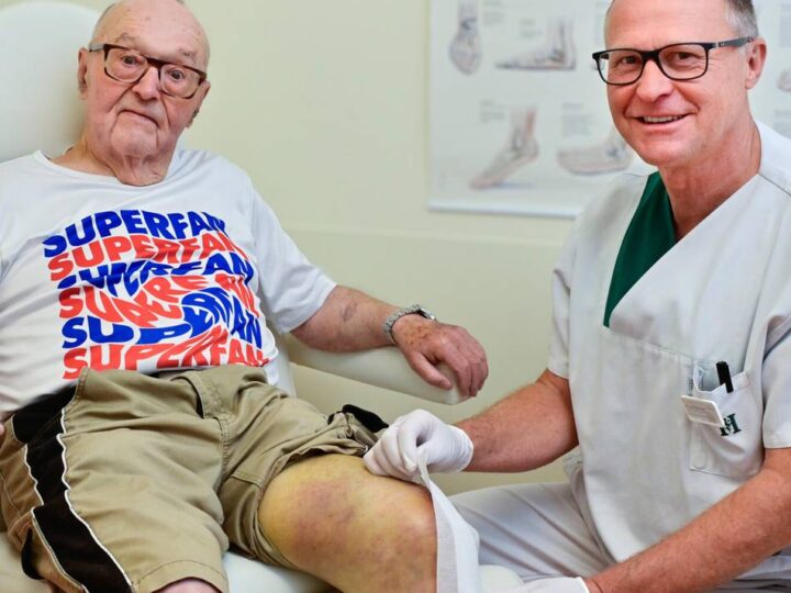 Am Klinikum Niederberg: Erfolg mit Knie-OP für Marathon-Senior