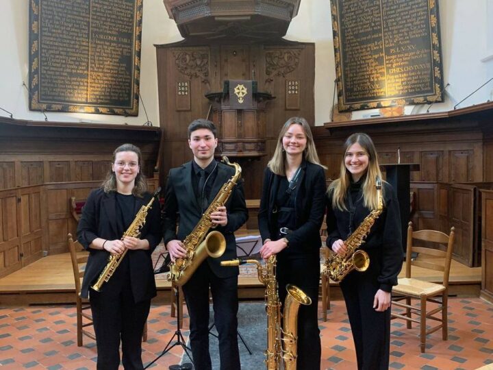 Musik- und Literaturkreis Alpen: Cyclone Saxophon Quartett spielt in der evangelischen Kirche