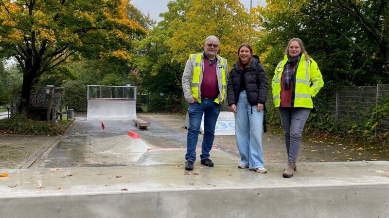 Modernisierung: Skateanlage am Füstingweg fertiggestellt