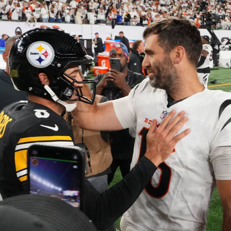 American Football: Rodgers verliert mit Steelers im Oldie-Duell gegen Bengals um Flacco