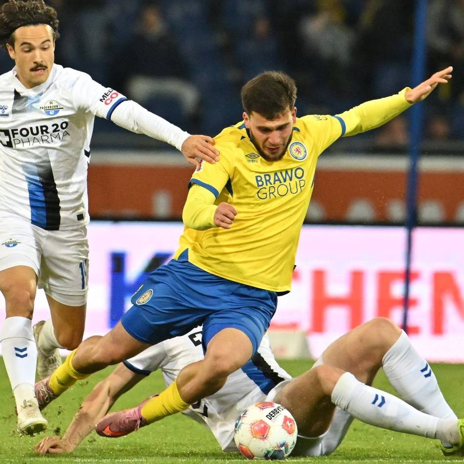Siegtreffer kurz vor Schluss: 2:1 in Braunschweig – Paderborn springt auf Platz eins