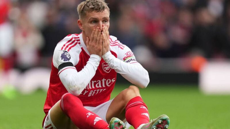 Raus vor der Pause: Arsenals Ödegaard sorgt ungewollt für kuriosen Rekord