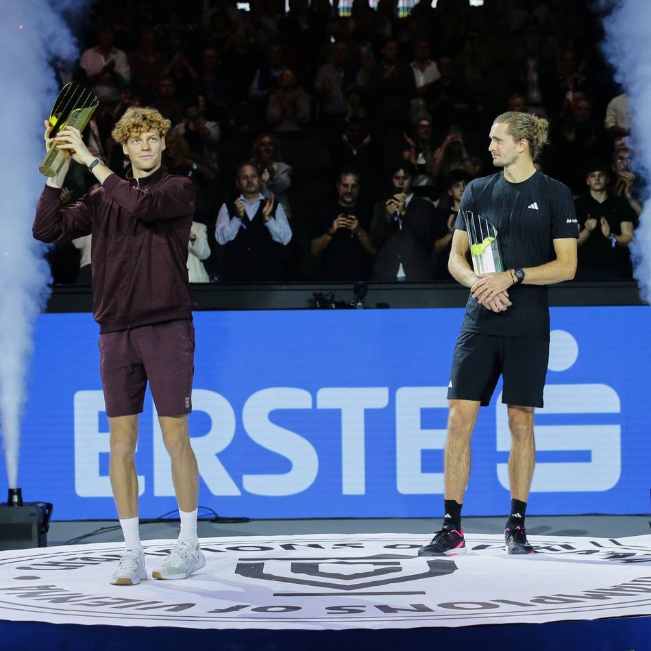 Dreisatz-Krimi in Wien: Zverev unterliegt in einem hochklassigen Finale gegen Sinner
