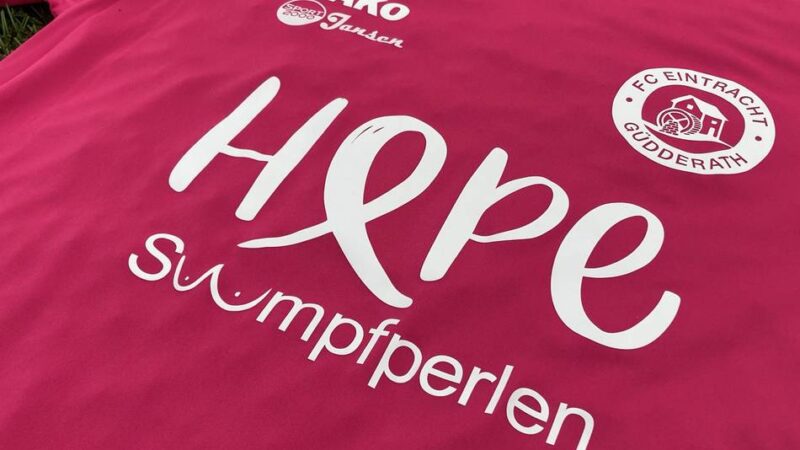 Kampagne für Brustkrebs-Aufklärung: Nach Vorbild der NFL und DEL – Eintracht Güdderath unterstützt den „Pinktober“