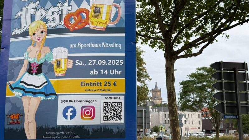 Nach Posse um Oktoberfest-Plakat: Stadt Kleve plant strengere Regeln für Werbung im öffentlichen Raum