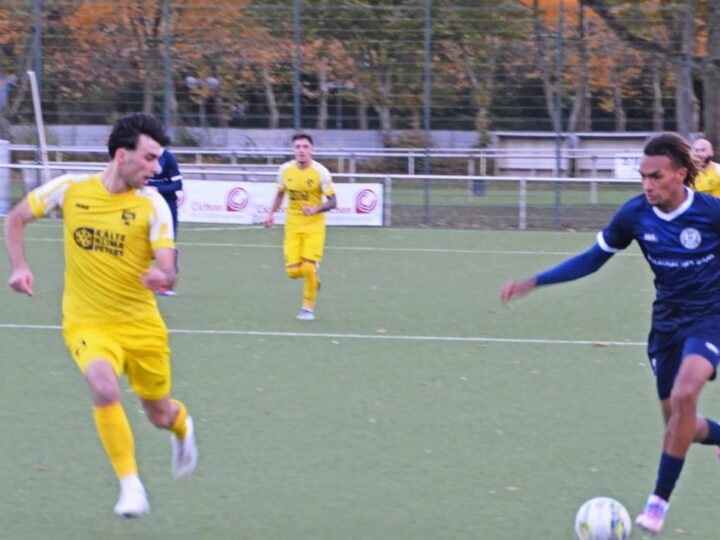 Emotionales Auswärtsspiel : Jüchen in Meerbusch wieder zu harmlos