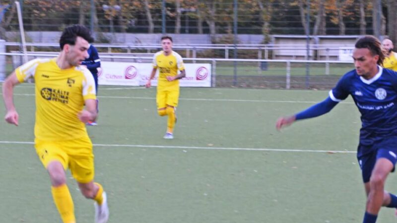 Emotionales Auswärtsspiel : Jüchen in Meerbusch wieder zu harmlos