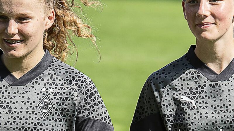 Spielerinnen von Borussia Mönchengladbach: Mia Giesen und Fiona Itgenshorst sind eine Klasse für sich