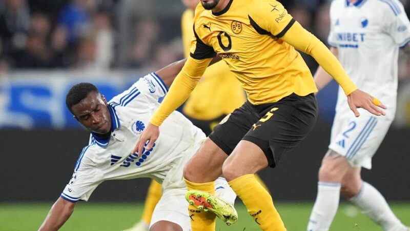 Champions League: Nmecha schießt Dortmund in Kopenhagen zum Sieg