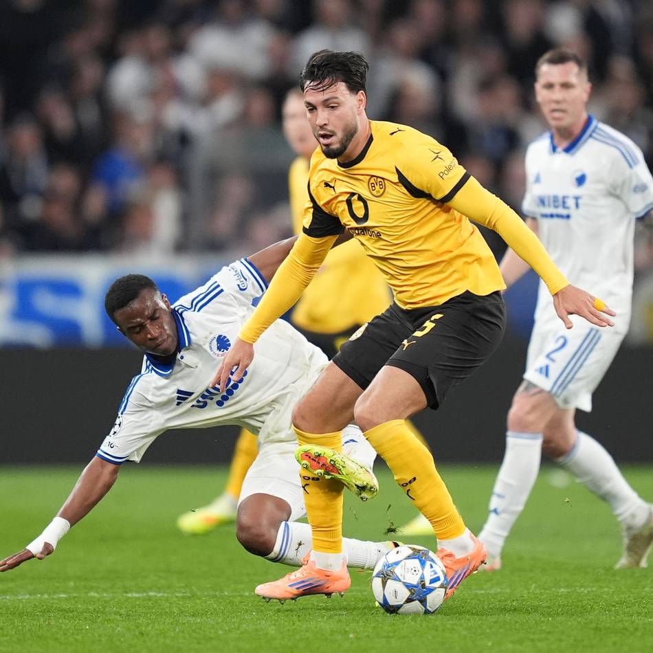 Champions League: Nmecha schießt Dortmund in Kopenhagen zum Sieg