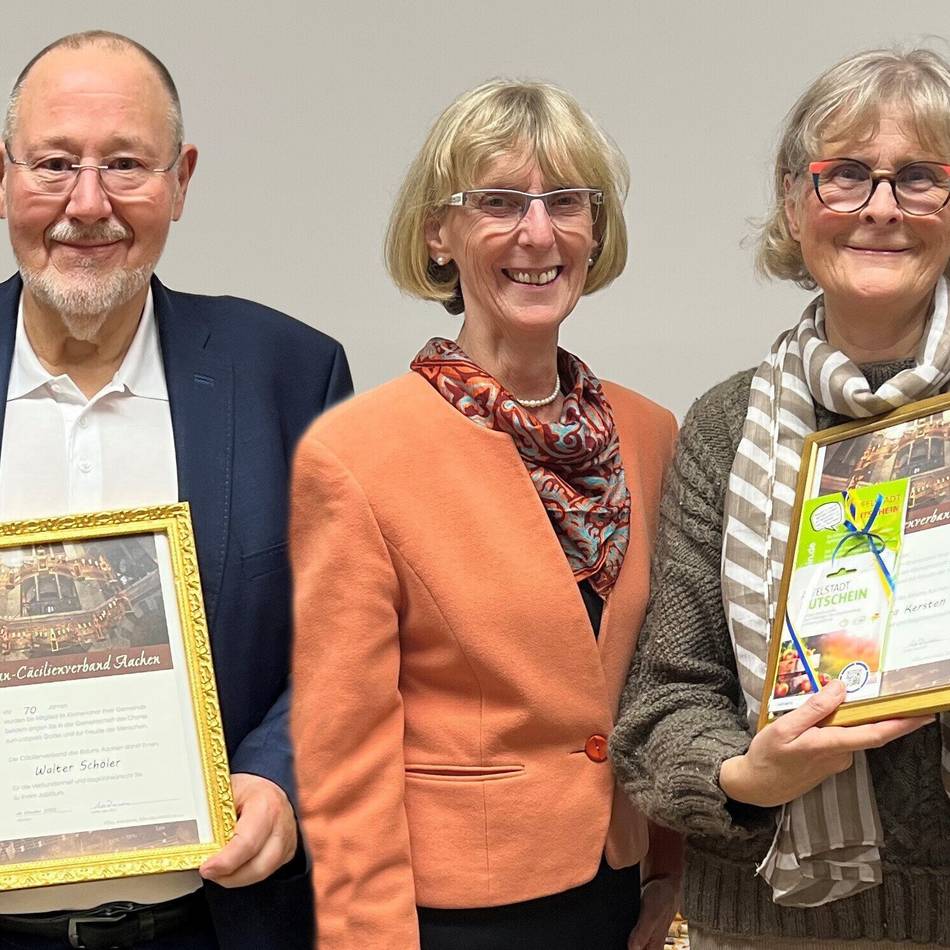 Kirchenchor St. Cornelius St. Tönis: Barbara Kersten und Walter Schöler singen seit Jahrzehnten