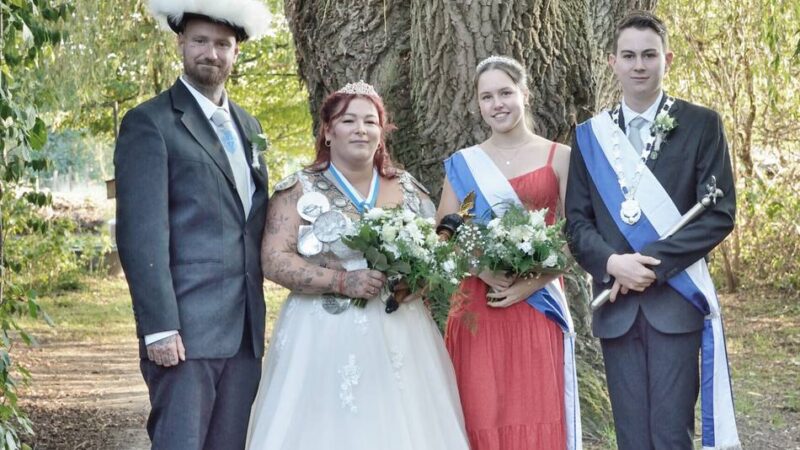 Neue Würdenträger: Königin Juliana Boers regiert die Keekener Schützen