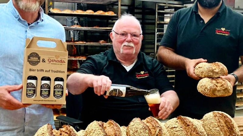 Millinger Braumanufaktur und Bäckerei Gerads machen gemeinsame Sache: So gut passen Brot und Bier zusammen