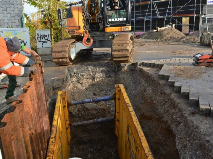 Sanierung: Baustelle führt zu mehreren Umleitungen in Neviges